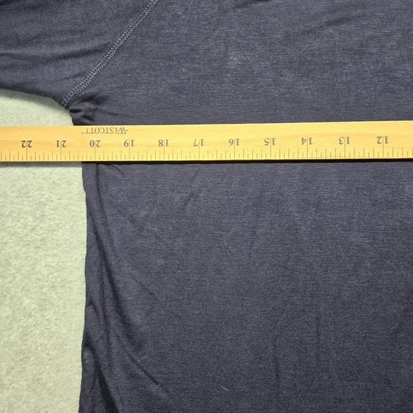 Marc New York Performance Hoodie Womens Large Navy Cowl Neck Long Sleeve Stretch - Picture 9 of 16